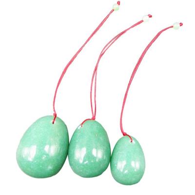 China Natural Quartz Crystal Yoni Egg Sex from China Stone Jade Crafts Green Aventurine Rose for Women Kegel Exercise for sale