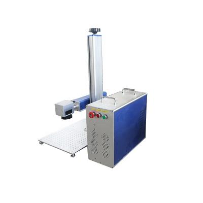 China Logo Printing Air-cooled All-in-one Portable Jewelry Metal Marking Machine Small Business Fiber Laser Marking Machines for sale