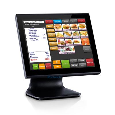 China POS Systems RunTouch RT6 TOP1 New Full PCAP Flat Capacitive Touch Screen POS Terminal Of Aluminum Alloy for sale