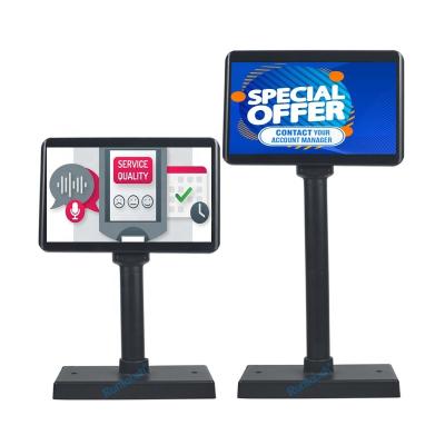 China POS Systems Vendor Marketing USB Power 10.1 Inch Wide Screen Pole LCD Customer Display For Supermarket for sale