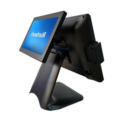 China Really Good POS Systems RunTouch RT6 Touch Screen POS With Full Second Flat LCD Monitor for sale