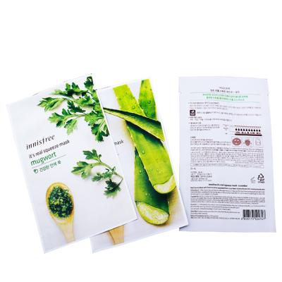 China Barrier Aluminum Foil Fruit Beauty Face Mask Skin Care Face Mask Packaing Bag for sale