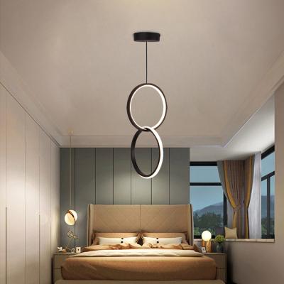 China Modern Contemporary Modern Decorative Lighting Led Chandelier Ceiling Chandelier Pendant Lamps Luxury Circle for sale