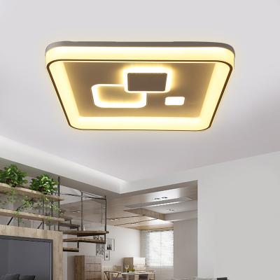 China High Efficiency Modern Decorative Ceiling Lamps Square Led Acrylic Ceiling Lamp Modern Decorative Ceiling Lamps for sale