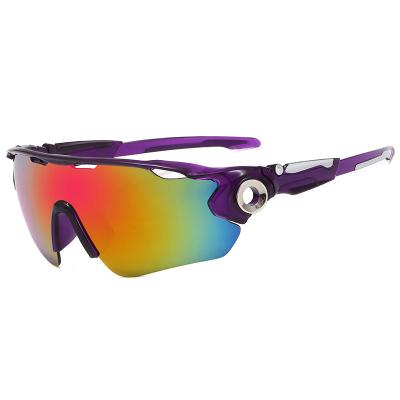 China Sportglasses 2021 New Men's Women's Sunglasses Cycling Bicycle Mirror Coating Glass Outdoor Sports One-Piece Sunglasses for sale