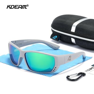 China Shield 2022 KDEAM Designed Outdoor Sports Sunglasses Polarized Men Fishing Sun Glass Material Frame UV400 TR90 Polarized Lenses PC for sale