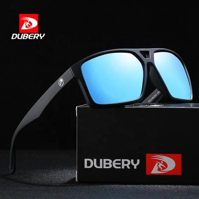 China Sports Sunglasses 2021 New DUBERY Designer Square Sun Glasses UV400 Outdoor Polarized Sunglasses D009 for sale