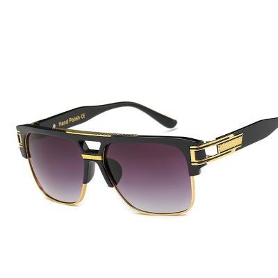 China Fashion Sunglasses 2021 High Quality Colorful Mirror Lens Women Sunglasses Big Frame Fashionable Sunglasses Retro for sale