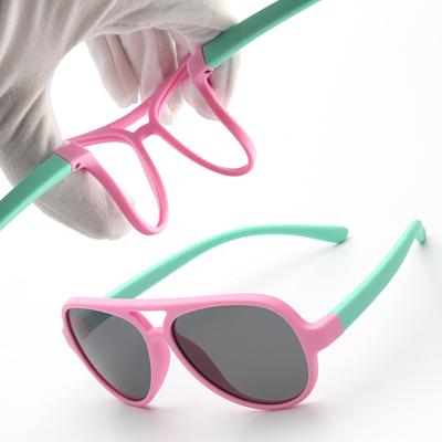 China 2022 other hot sale high grade quality silicone children sun glasses baby boy sunglasses polarized baby boy sunglasses for sale