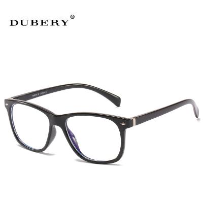 China For 2021 Dubery D2394 TR90 Glasses Optical Glasses High Quality Frame Anti-blue Oversized Square Eyewear Reading Glasses for sale