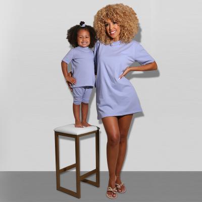 China JY-193 Breathable Mommy And Me Mother And Daughter Matching Outfits Family Clothing for sale