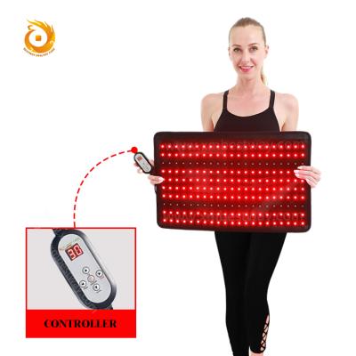 China Family Physiotherapy Equipment 635/850nm Red Light Therapy Belt Lipo Laser Envelope Mat Body Slim Belly Pad for sale