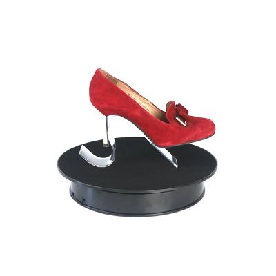 China Jewelry/shoes/cosmetics/photography store window display for shoes velvet anti-skid leading 360 Desgree display turntable for sale