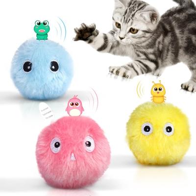 China Realistic Stuffed Plush Animal 3 Viable Hot Sale Chirping Not Easy To Throw Pet Cat Ball Chew Toy Cat Mint Molar Bite Hair Resistance for sale