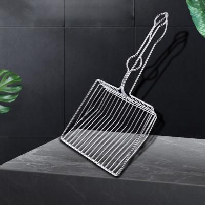 China Light Metal Durable / Light Weight And Durable Metal Easy To Clean Pet Cat Shit Poop Toilet Litter Shovel for sale