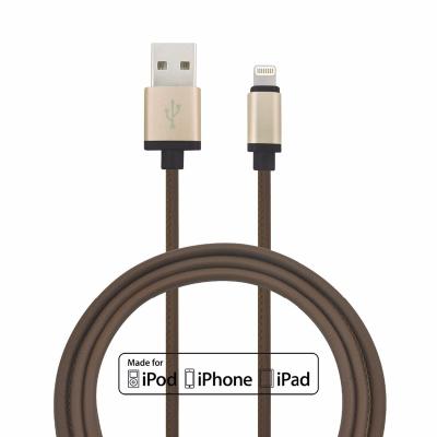 China Black Braided Mobile Phone MFI Manufacturing License mfi certified cable for iphone for sale