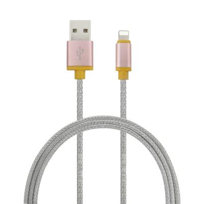 China High Quality Certified Industrial Rose Flat Charger Cable For iPhone / Apple X 8 7 OEM Factory for sale