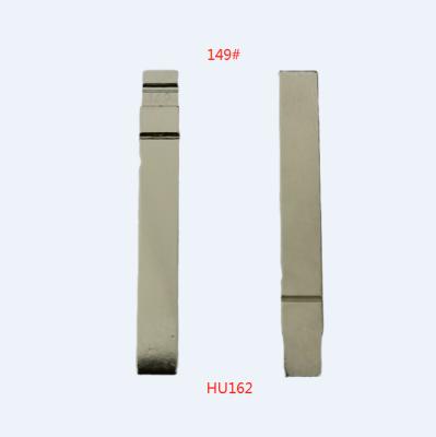 China Blank Car Key Copper 149# Uncut Blade for Golf, Jia Brigade, etc. HU162 for KD VVDI JMD KYDZ Folding Top Block Remote Control for sale