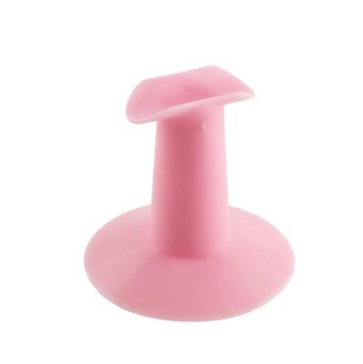 China Convenient Plastic Finger Nail Rack Professional Design Finger Nail Practice Rack Finger Nail Table Hand Rest for sale