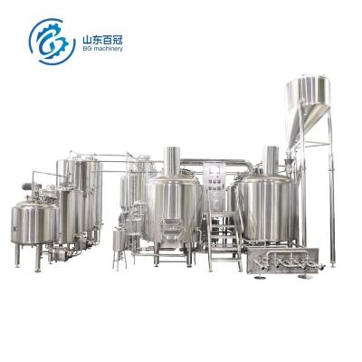 China Hotels Brewery Equipment 1000L Turnkey Beer Brewery Craft Beer Brewing Equipment for sale