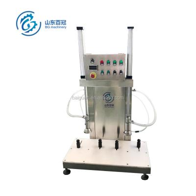 China Food Double Heads Micro Keg Filler Brewery Equipment Beer Keg Filling Machine for sale