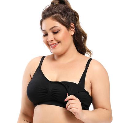 China Comfortable Nursing Bra 2021cup D Size Maternity And Pregnancy Nursing Bra Women Breathable Plus Size For Large Breasts for sale