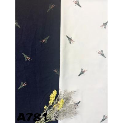 China A781 breathable, cotton embroidered fabrics for dresses and skirts. for sale