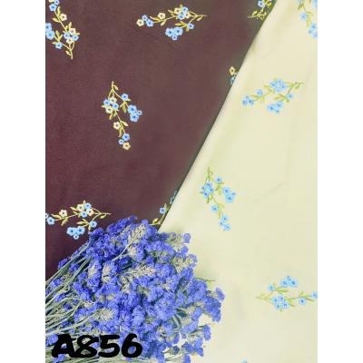 China A856 breathable, polyester embroidered fabric for garments and skirts. for sale