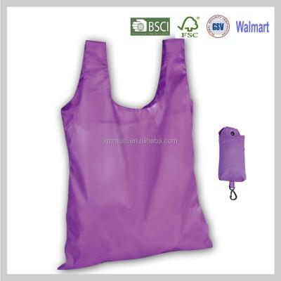 China Folding Reusable Shopping Bag/Folding Tote Travel Recycle Bag /Portable Storage Bag Shopping Grocery Bags for sale