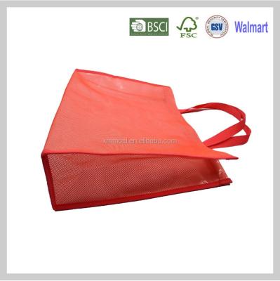 China Fashion PP Woven Lamiantion Mesh Handled Laundry Bag Manufacturers For Purchasing for sale