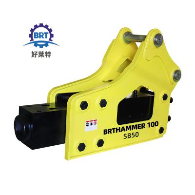 China Excavator SB 50 BRIGHT 1000 Chisel 100 Mm Hydraulic Breaker For Excavator 10-15 Ton for sale