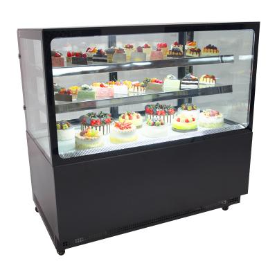 China Wholesale Pastries Showcase Single-temperature Good Quality Display Cake Cooler Refrigerator For Cake Shop for sale