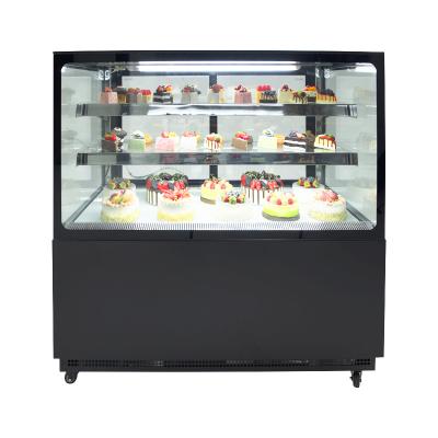 China China Manufacturer Single-temperature Commercial Display Cake Refrigerator Cake Showcase Freezer For Convenience Stores for sale