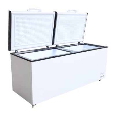 China Single-temperature Logo Can Be Customized Double Door Chest Freezer Commercial For Supermarkets for sale