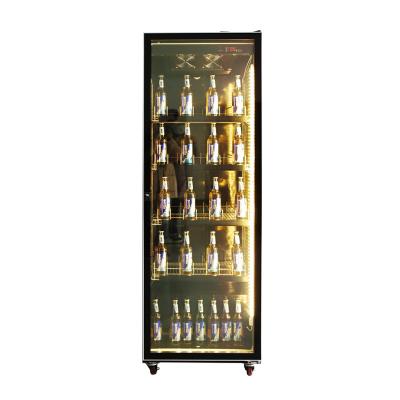 China High Quality Single-temperature Mini Glass Fridge Cola Single Door Fridge Single Door Supermarket Refrigerator for sale