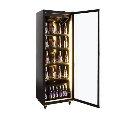 China New Single-Temperature Cooler Style Beer Glass Refrigeration Equipment Display for sale