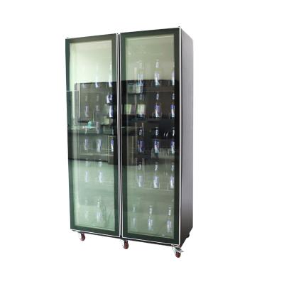 China Vertical Commercial Cabinet Hot Drink Showcase Refrigerator Single-temperature Supermarket Storage Beer Cabinet for sale