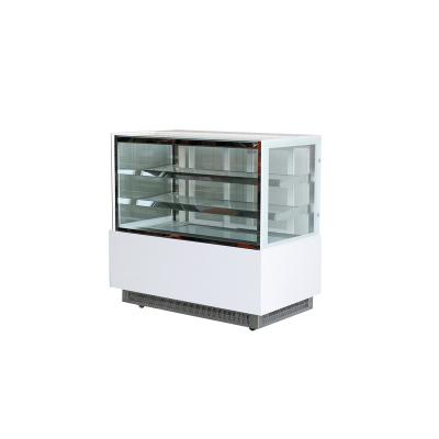 China Display Factory Cooler Cake Right Angle Display Cabinet for sale