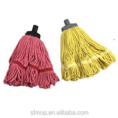 China Premium Sustainable Grade Cotton 350 Grams Round Mop for sale