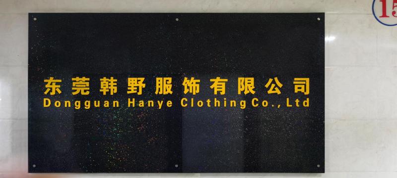 Verified China supplier - Dongguan Hanye Garments Co., Ltd.