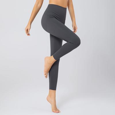 China China Yoga Legging Manufacturers Breathable Double Sides High Reflex Power Swept Flex Tummy Control Nylon Spandex V Waisted Leggings for sale