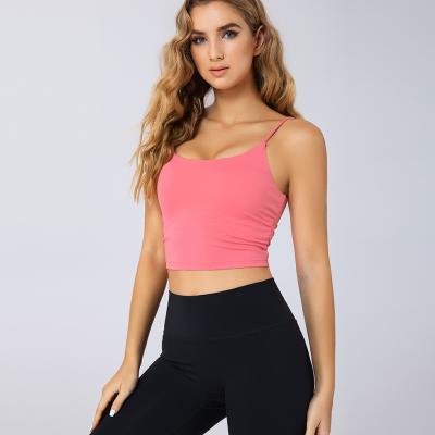 China Fashion Sports Patitoff Breathable Pet Hair Top Heavy Duty Amazon Workout Cropped Cami Basic Padded Workout Cropped Tank Top for sale