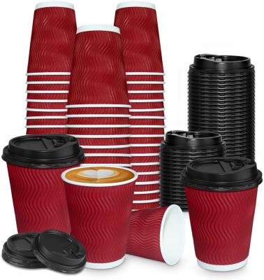 China Recyclable Custom Printing Disposable Recycled Paper Coffee Cups for sale