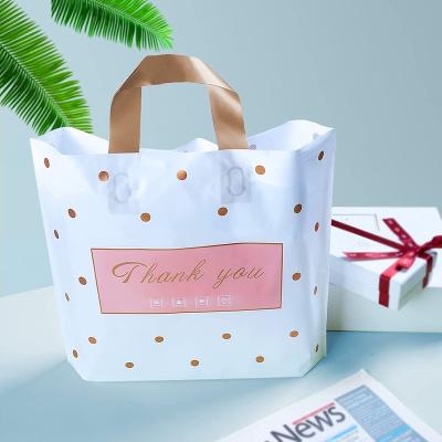 China Recyclable Carry Bag Design Heavy Duty Shopping Packaging Bags Supplier LDPE Plastic China OEM Customized Logo Industrial Surface Packing for sale