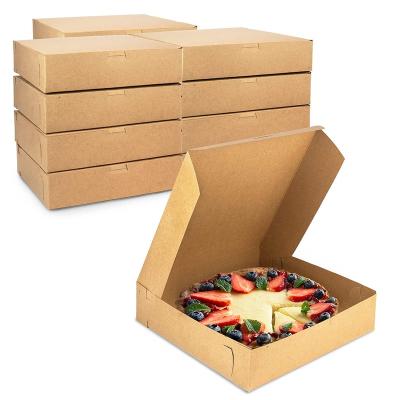 China Recyclable Quality Square Cardboard Pizza Packaging Disposable Takeout Boxes Keeps Fresh Corrugated Pizza Pizza Boxes, for sale