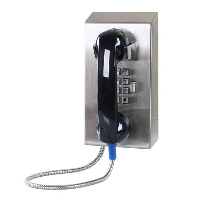 China Jail IP Inmate Phone, SOS Fixed Hand Phones, Stainless Emergency Phone For Tunnel Cabinet for sale