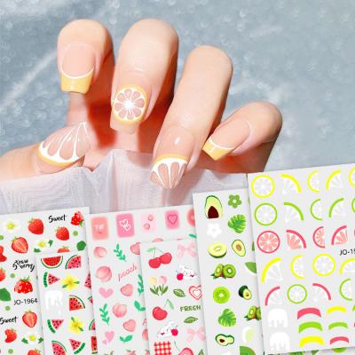 China 2022 High Quality Professional DIY 3D Art Gel Nail Stickers Polish Stickers Decorations DIY Nail Art for valentine nail sticker for sale