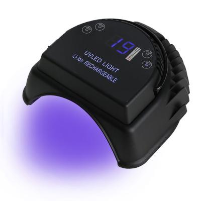 China 2021 ABS USA Best Seller I Love It Cordless 64w Rechargeable LED UV Nail Lamp for sale