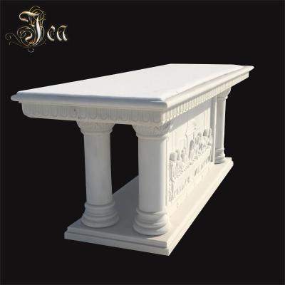 China EUROPEAN western style granite white marble headstone with angel for church for sale