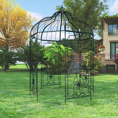 China Factory Supply High Quality Outdoor Shading Luxury Outdoor Garden Round Gazebos for sale